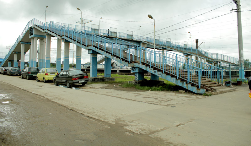 Станция Селятино вид на мост